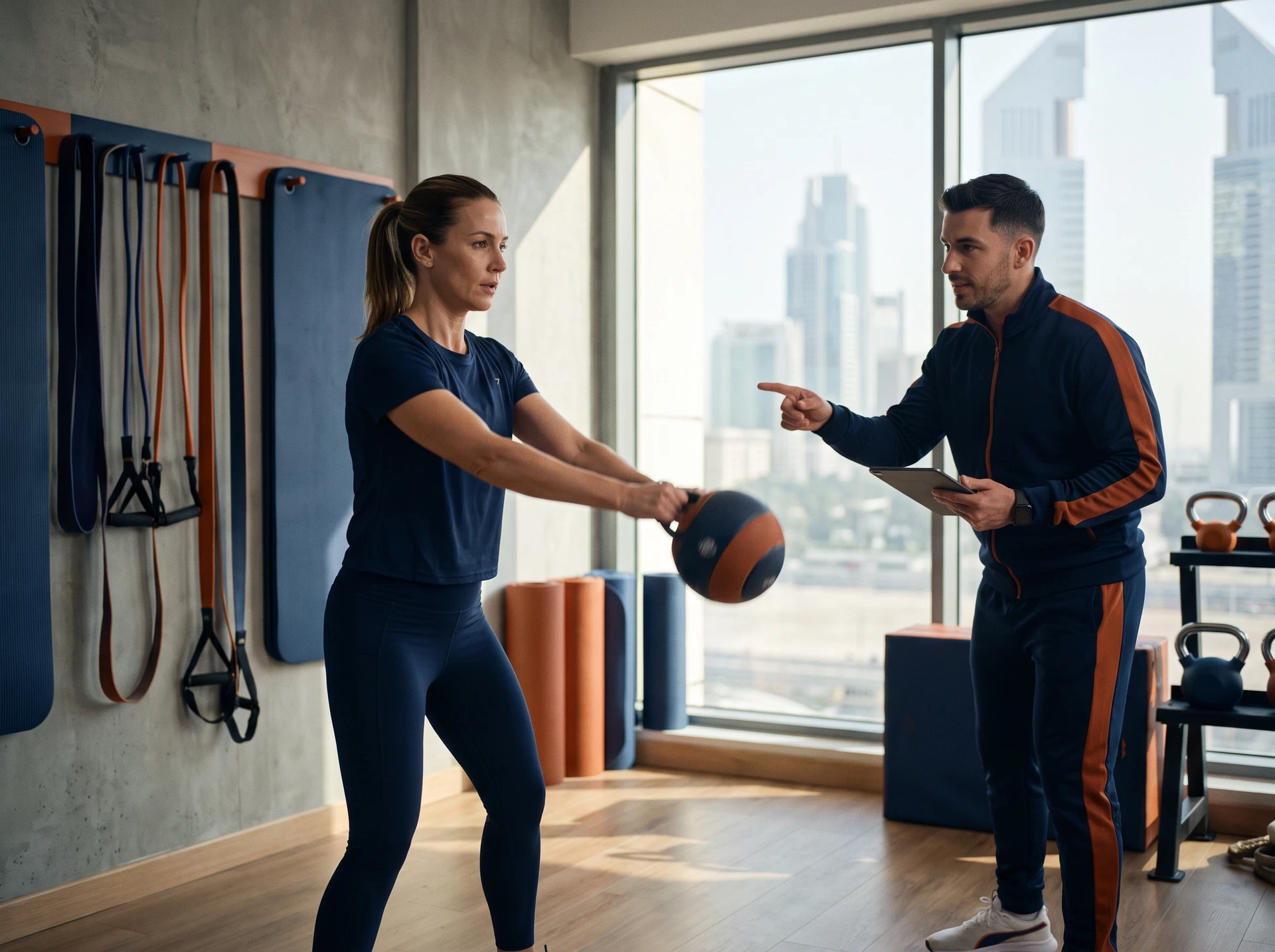 Illustrative fitness video sample